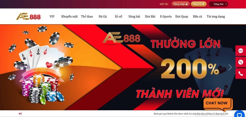 AE888 là nhà cái được thành lập bởi tập đoàn Venus Casino